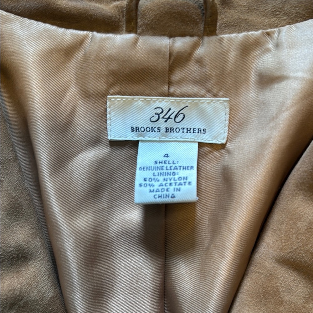 Brooks Brothers Genuine Leather Jacket - Picture 2 of 8